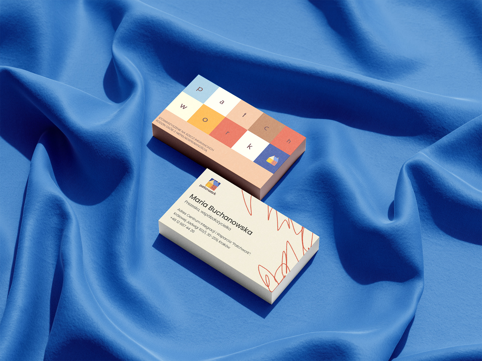 a person browsing Instagram, seeing a post with colorful graphics and text boxes